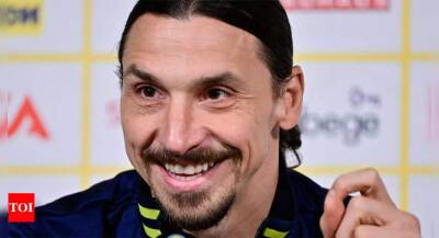 Anthony Elanga - Zlatan Ibrahimovic - Ibrahimovic warns he is 'an old guy' as World Cup playoff looms - timesofindia.indiatimes.com - Sweden - Manchester - Qatar - Cameroon - Czech Republic - Poland