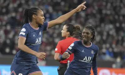 Katoto doubles up to give PSG edge over Bayern in Women’s Champions League - theguardian.com - France - Germany -  Paris -  Baltimore -  Sandy