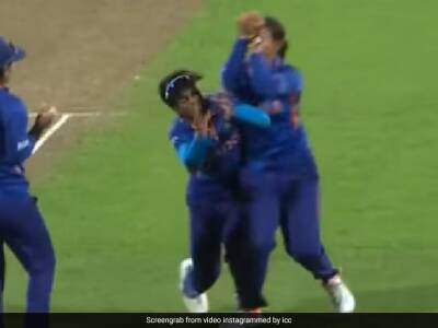 Women's World Cup: Sneh Rana Collides With Teammate Attempting To Take Catch. Watch What Happens Next