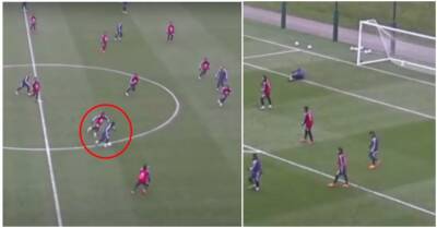 Lionel Messi's outrageous solo goal in Argentina training in 2018