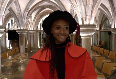 Dina Asher-Smith received honorary degree from the University of Kent at Rochester Cathedral - kentonline.co.uk - Britain - county Kent -  Kent