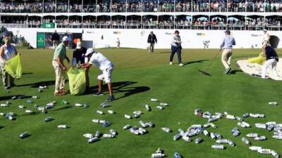 Phoenix Open beer throwing at Scottsdale 'unacceptable' says PGA Tour chief