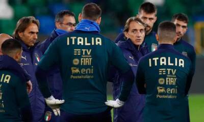 Roberto Mancini - Daniele De-Rossi - Gabriele Gravina - ‘We should not be here’: Mancini targets World Cup win before Italy play-off - theguardian.com - Sweden - Qatar - Belgium - Spain - Italy - Macedonia -  Santiago