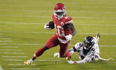 Ian Rapoport - Drew Rosenhaus - Tyreek Hill joins Miami Dolphins on $120m deal after trade from KC Chiefs - theguardian.com - county Miami - New York -  Miami -  Kansas City - county Hill