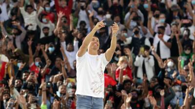 Lionel Messi - Cristiano Ronaldo - Lewis Hamilton - Ronaldo, Messi, Djokovic, Bolt and other stars who visited Expo 2020 Dubai - in pictures - thenationalnews.com - Uae - Dubai