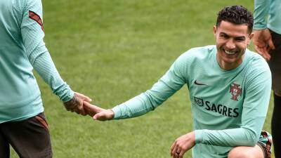 Cristiano Ronaldo trains with Portugal ahead of World Cup clash with Turkey - in pictures