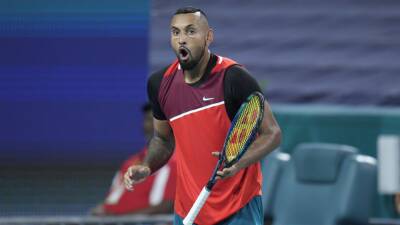 'He's a hell of a player' - Nick Kyrgios wins 'ridiculously tricky' ATP Miami opener against Adrian Mannarino
