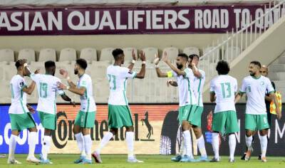 Herve Renard - Saudi Arabia draw 1-1 with China to rubber-stamp Qatar 2022 qualification - arabnews.com - Britain - Qatar - Australia - China - Uae - Japan - India - Dubai - Saudi Arabia -  Jeddah -  Riyadh - county Green