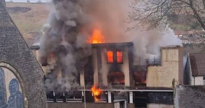 Tylorstown fire updates as massive plume of smoke billows into sky - walesonline.co.uk