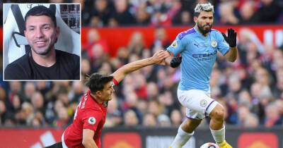 Sergio Aguero claims everybody in the media supports Man United