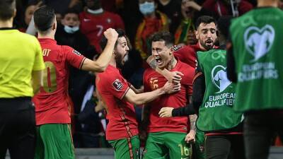 Fernando Santos - Bruno Fernandes - Bernardo Silva - William Carvalho - Matheus Nunes - Paso de gigante hacia Qatar - en.as.com - Qatar - Portugal - Macedonia -  Santos