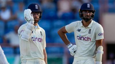 Saqib Mahmood and Jack Leach save England blushes with superb last-wicket stand