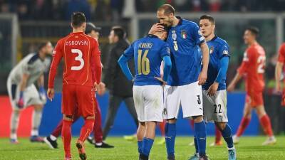 Cristiano Ronaldo - Roberto Mancini - Lorenzo Insigne - Domenico Berardi - Italy to miss 2022 men's World Cup after losing to North Macedonia in qualifiers - abc.net.au - Sweden - Qatar - Portugal - Italy - Turkey - Macedonia