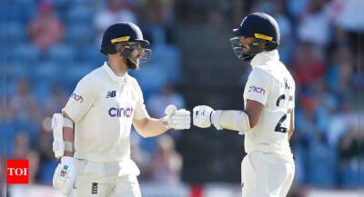 Kyle Mayers - Kraigg Brathwaite - West Indies vs England 3rd Test: England recover with defiant 10th-wicket stand vs Windies - timesofindia.indiatimes.com - Grenada