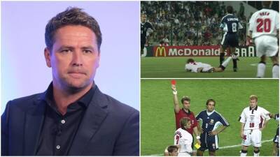Michael Owen's brutal assessment of David Beckham's red card vs Argentina