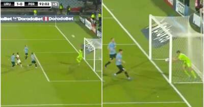 Peru's 'goal' that wasn't given vs Uruguay in stoppage-time has baffled football fans