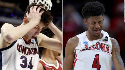 Two No. 1 seeds lose in Sweet 16 as Gonzaga and Arizona are stunned