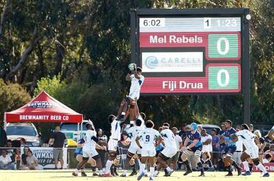 Rebels claim first win of Super Rugby Pasifika after surviving late Drua surge