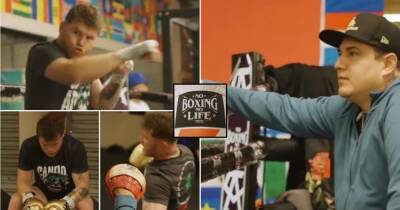 Canelo Alvarez and Eddy Reynoso montage shows why they are the best boxer-trainer duo in boxing