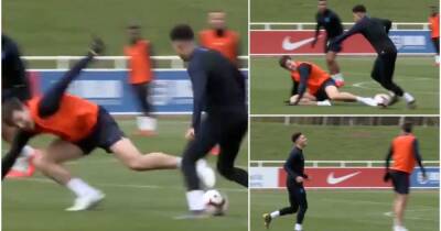 Jadon Sancho humiliated Harry Maguire in England training in 2019