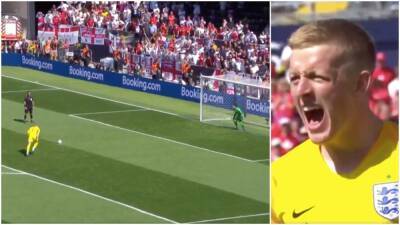 Jordan Pickford's incredible penalty for England vs Switzerland