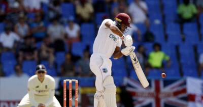 Clare Fallon - Craig Overton - John Campbell - Cricket-West Indies batter Campbell struck on head by two balls in a row - msn.com - state North Carolina - county Campbell - Grenada