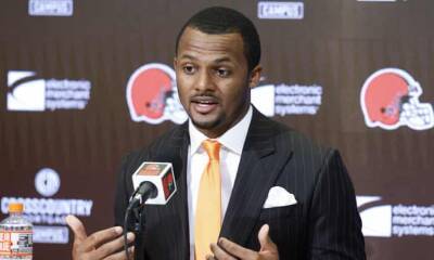 ‘I don’t have a problem’: Browns’ Watson denies sexual assault allegations