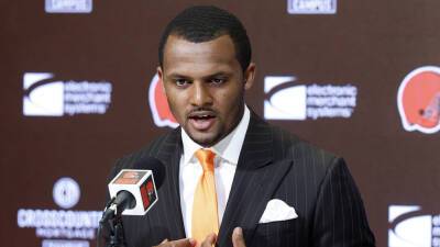Browns' Deshaun Watson denies sexual assault claims in introductory presser: 'I’ve never assaulted any woman'