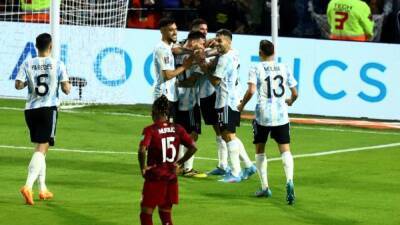 Messi scores on Argentina return in 3-0 win over Venezuela