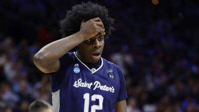 Tim Nwachukwu - Saint Peter's wild March Madness win over Purdue shocks sports world: 'I mean lol' - foxnews.com - state New Jersey - state Pennsylvania - county Wells
