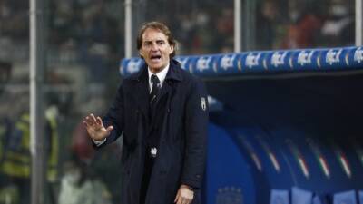 Roberto Mancini - Gabriele Gravina - Italy FA boss backs Mancini to stay despite missing out on World Cup - channelnewsasia.com - Qatar - Italy - Macedonia