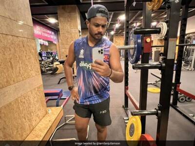 Rajasthan Royals - Sanju Samson - Obed Maccoy - IPL 2022: Rajasthan Royals' Prank Involving Sanju Samson Sends Twitter Into A Tizzy - sports.ndtv.com -  Sanju