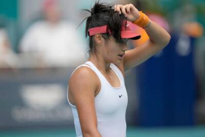 Emma Raducanu ‘losing respect’ of fellow players after Miami Open loss
