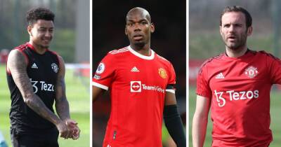 The five out-of-contract Manchester United players including Paul Pogba that are set to leave