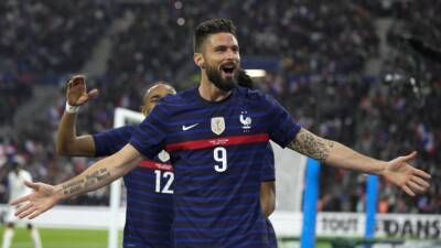 Olivier Giroud closes in on Thierry Henry's all-time scoring record for France