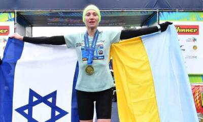 Valentyna Veretska wins Jerusalem Marathon after fleeing Ukraine