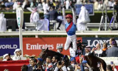 Dettori delivers Dubai World Cup for banned Baffert on Country Grammer
