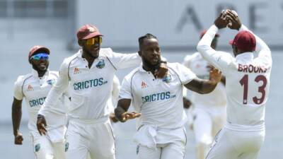 Mayers' golden arm edges West Indies closer to victory over England