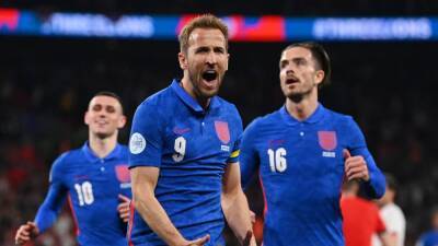 Bobby Charlton - Luke Shaw - Harry Kane - Gareth Southgate - Conor Gallagher - Marc Guehi - England Football - Harry Kane sets new mark as England labour in Switzerland victory - thenationalnews.com - France - Switzerland - Italy