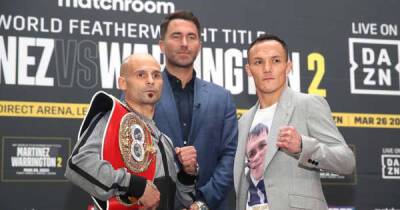 Warrington vs Martinez LIVE: Fight stream, latest updates, undercard results and how to watch