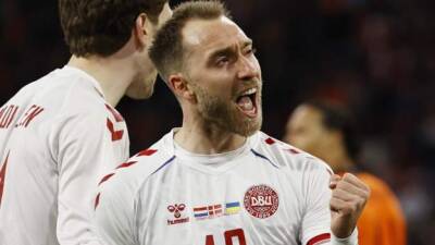 Netherlands v Denmark: Christian Eriksen scores on Denmark return