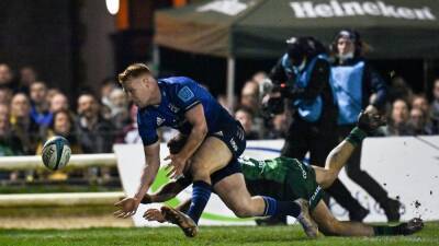 Jack Carty - Cian Prendergast - Dave Heffernan - Leinster Rugby - Leinster punish 14-man Connacht in URC rout - rte.ie - Australia - county Murray