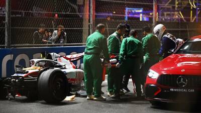 Mick Schumacher - Kevin Magnussen - Haas confirm Mick Schumacher out of Saudi Arabia Grand Prix after huge crash in qualifying - eurosport.com - Russia - Ukraine - Germany - Usa - Saudi Arabia