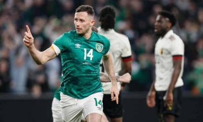 Roberto Martínez - Thierry Henry - Stephen Kenny - Alan Browne - Josh Cullen - Browne salvages draw for Ireland against World Cup contenders Belgium - theguardian.com - Qatar - Belgium - Ireland -  Chelsea - county Charles