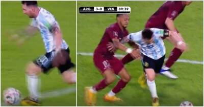 Lionel Messi ate up half the pitch with superb run for Argentina