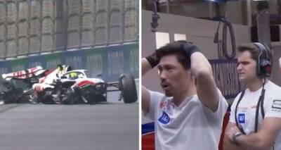 Mick Schumacher in 'horrible' 170mph crash as ambulance rushes to Saudi Arabia GP track
