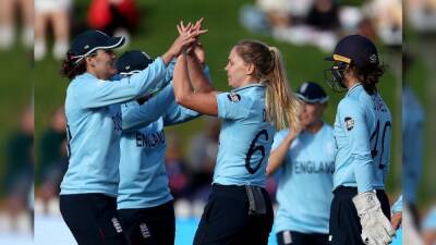 Nat Sciver - Heather Knight - Amy Jones - Tammy Beaumont - Sophie Ecclestone - Sophia Dunkley - Women's World Cup: England Crush Bangladesh By 100 Runs To March Into Semis - sports.ndtv.com - Bangladesh