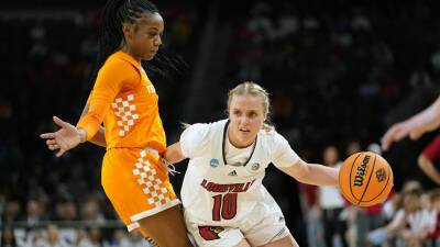 Jeff Roberson - March Madness 2022: Van Lith, Engstler lead Louisville past Lady Vols, 76-64 - foxnews.com - county Miami - Jordan - state Tennessee -  Louisville - state Kansas - state Michigan