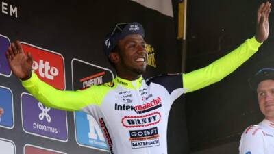 Christophe Laporte - Biniam Girmay: Eritrean becomes first African to win a one-day classic with Gent-Wevelgem victory - bbc.com - Belgium - Eritrea