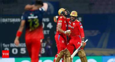 IPL 2022, Punjab Kings vs Royal Challengers Bangalore Highlights: Punjab Kings stun RCB by five wickets - timesofindia.indiatimes.com -  Bangalore